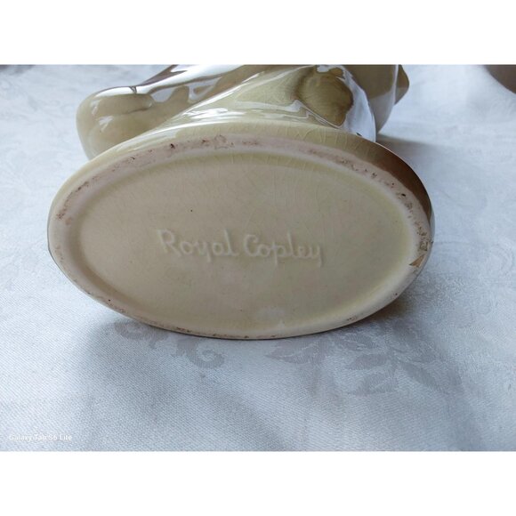 Vintage Royal Copley gazelle head ceramic vase 8.5 inch tall - Picture 6 of 10